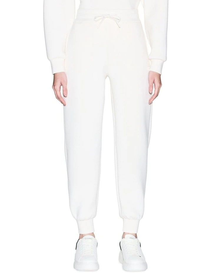 Editon Logo Patch Sweat Pant in Ecru image 1