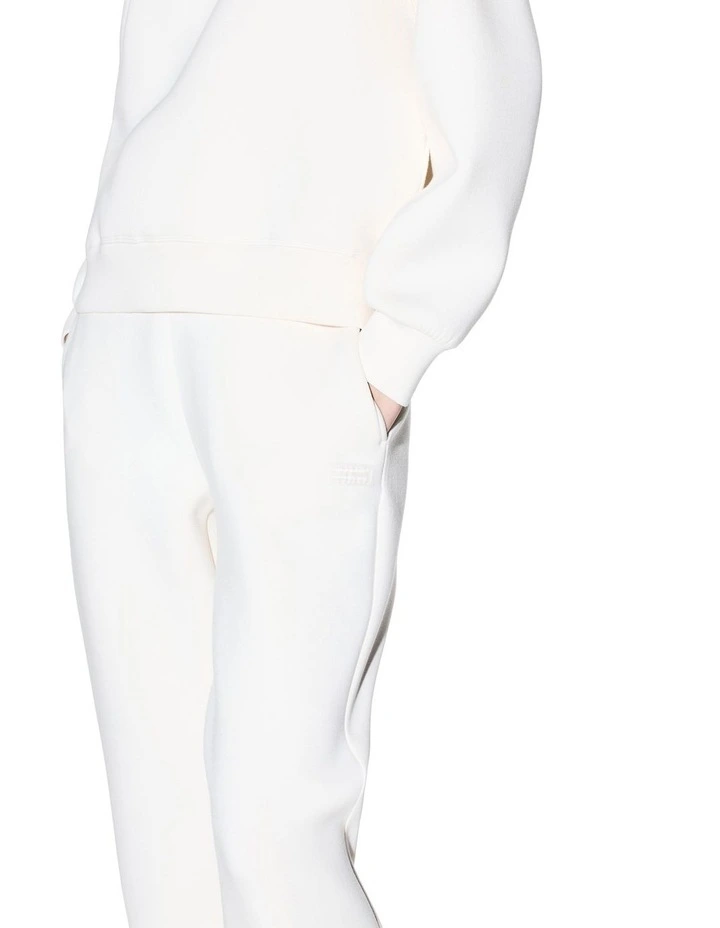 Editon Logo Patch Sweat Pant in Ecru image 3