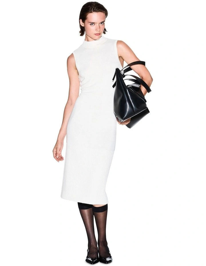 Midi Dress in Cream image 1