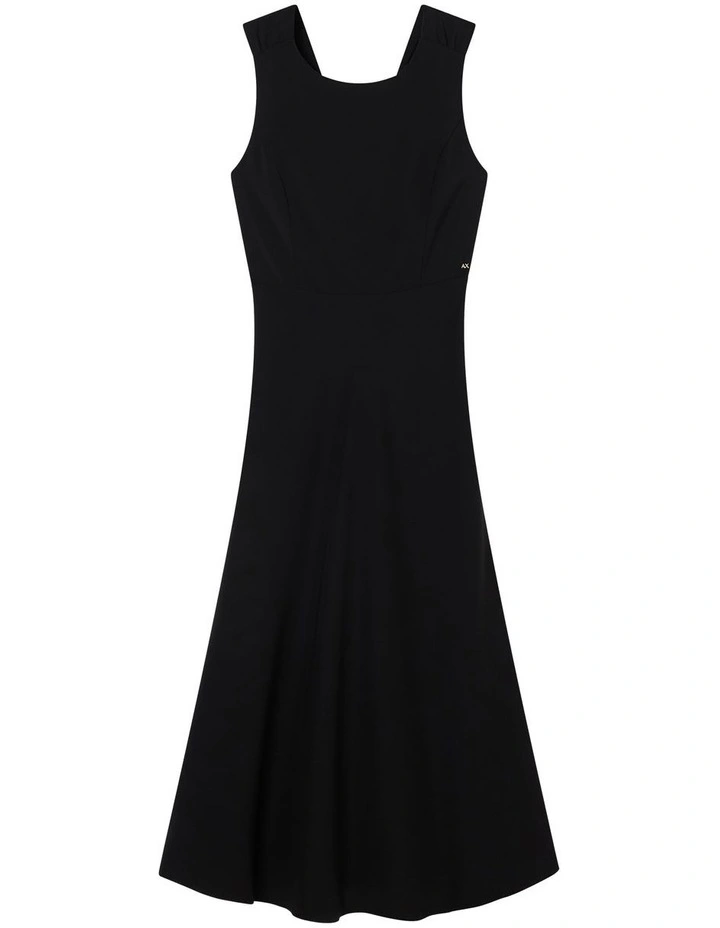 Salin De Giraud Sleeveless Midi Dress in Black image 4