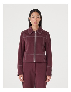 Benny Jacket in Merlot