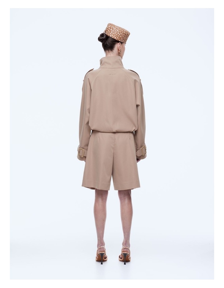 Zia Cropped Trench Jacket image 2