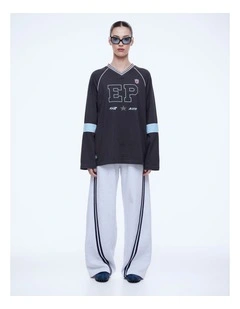 Ena Nfl Harlow V Neck Long Sleeve
