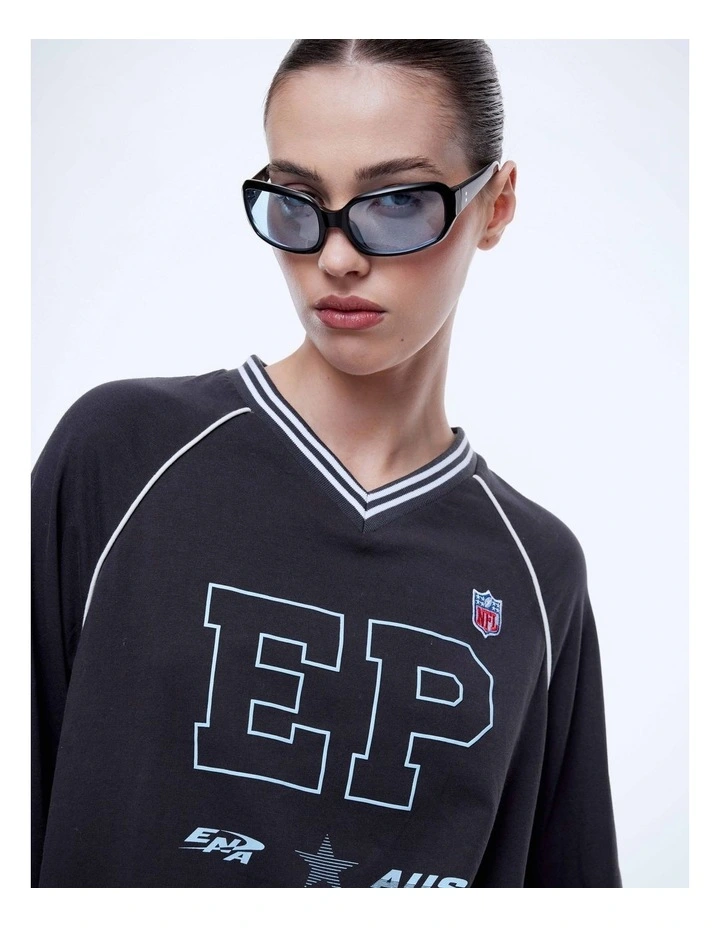 Ena Nfl Harlow V Neck Long Sleeve image 4