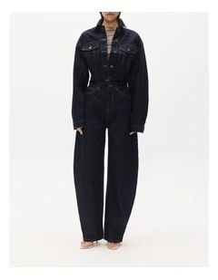 Laine Denim Jacket in Dark Indigo