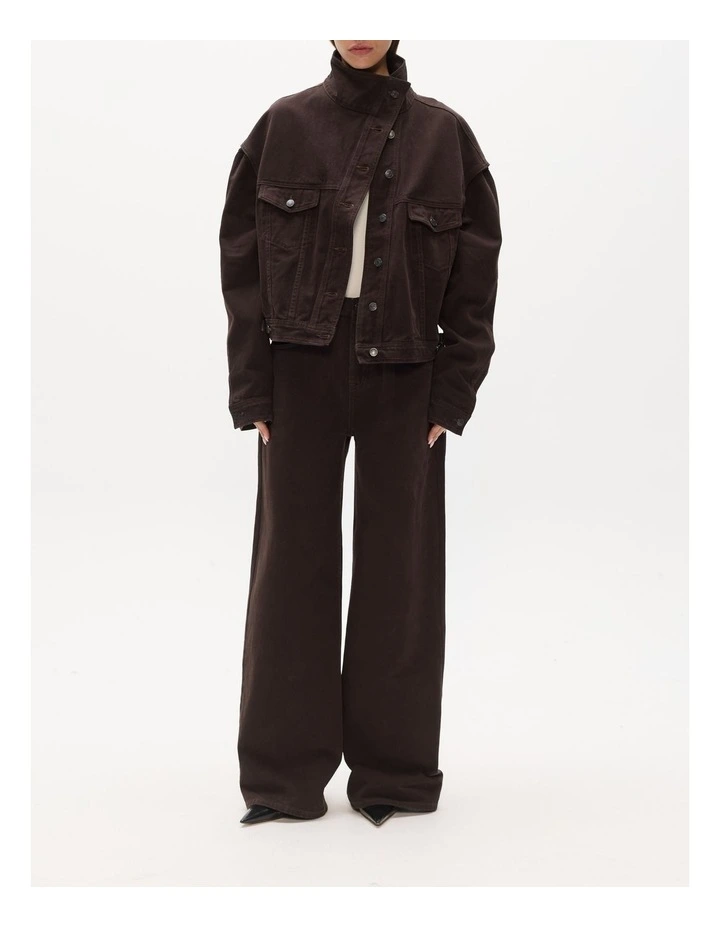 Loren Denim Jacket in Java Overdye image 1