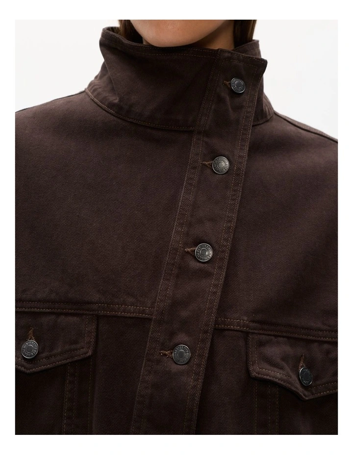 Loren Denim Jacket in Java Overdye image 3