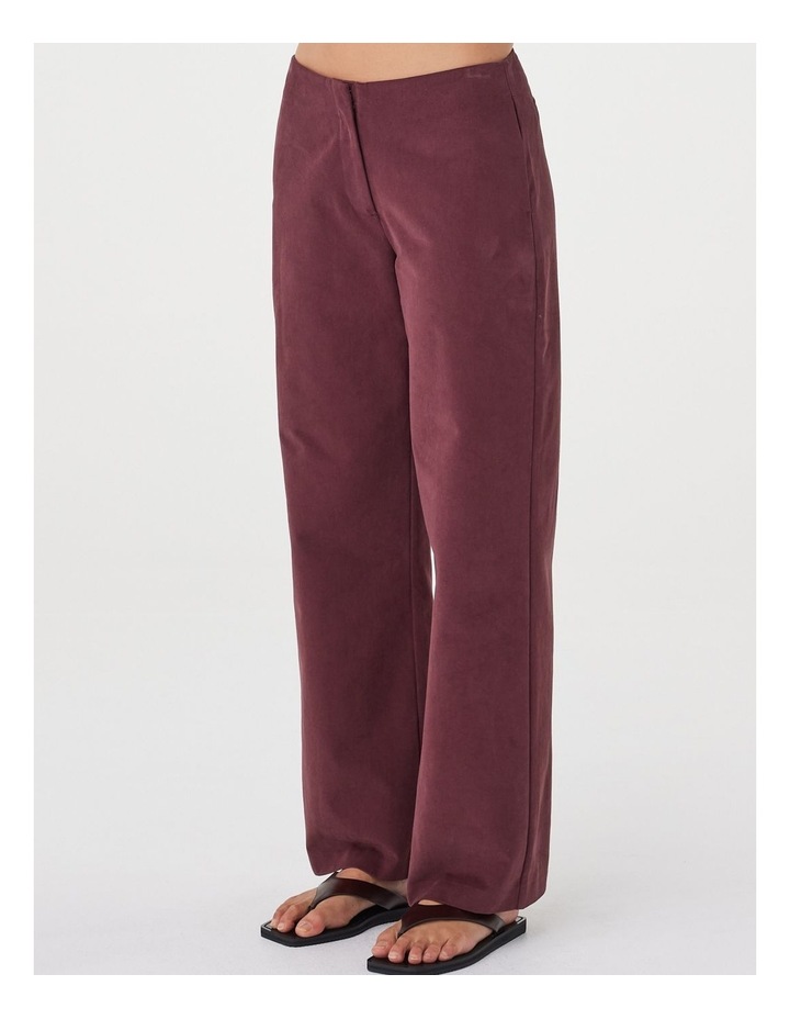 Avery Pant in Merlot image 3