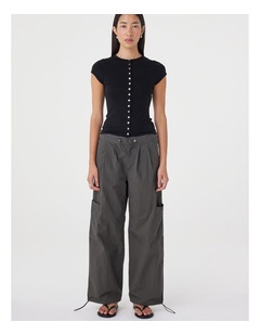 Addie Pants in Charcoal