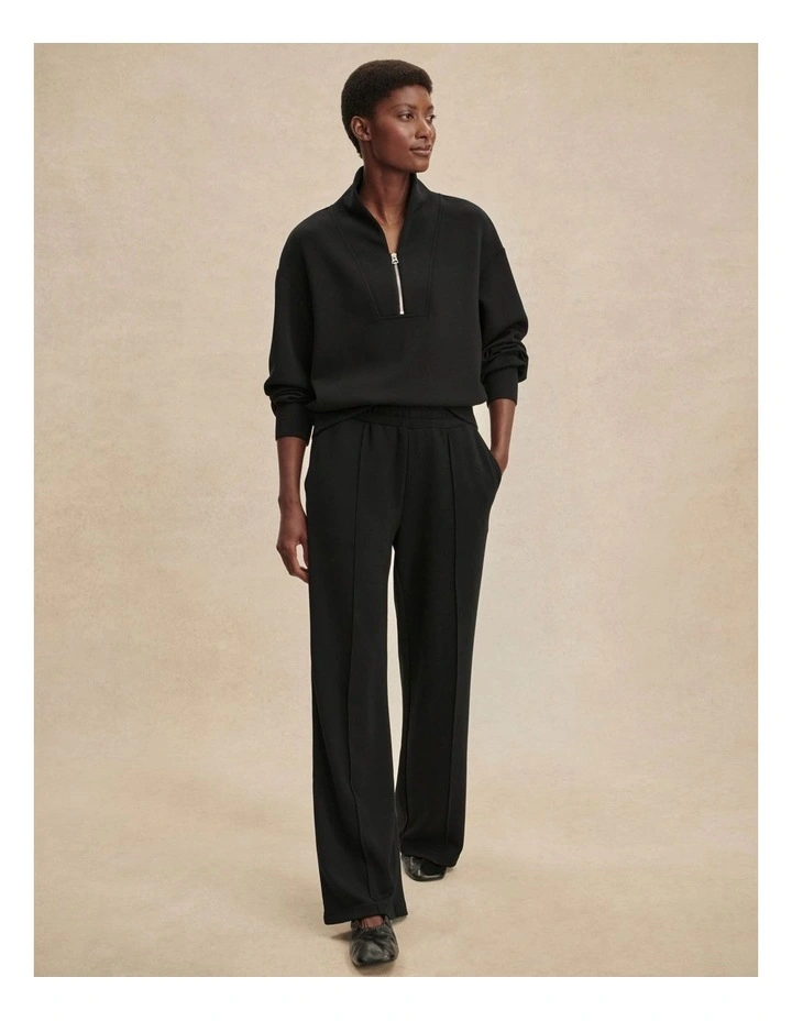 The Wide Leg Pant 30 in Black image 1