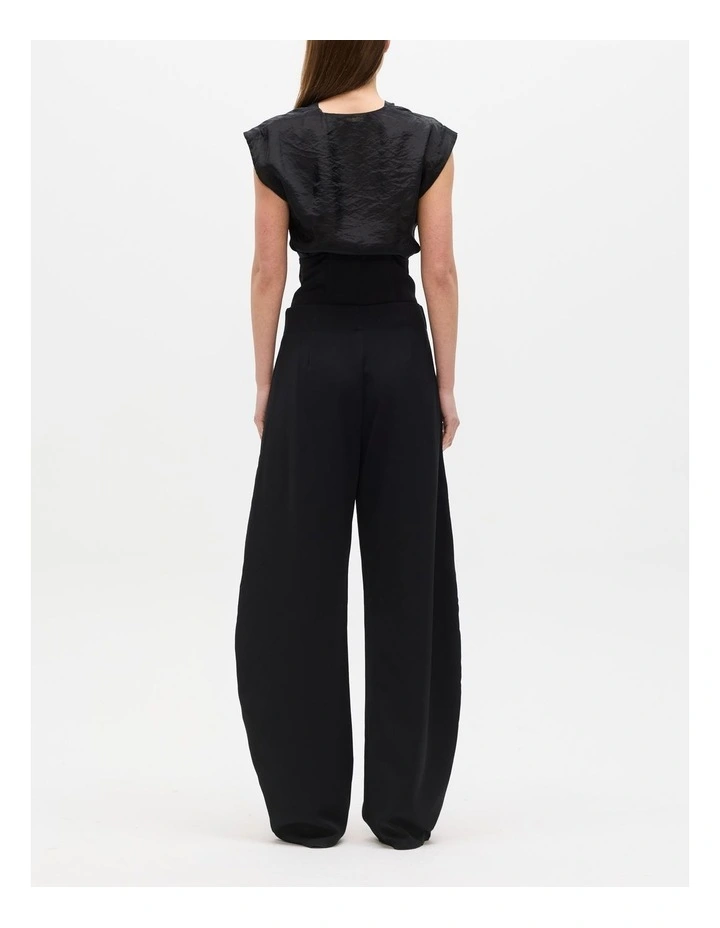 Navy Pant in Black image 3