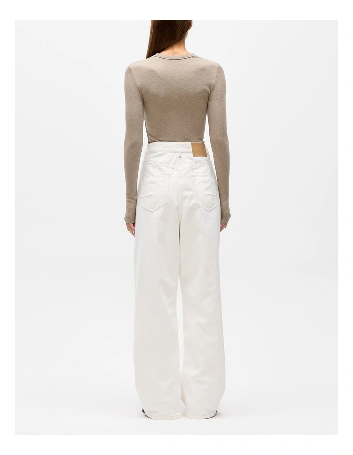 Regalia Jean in Geisha White image 2