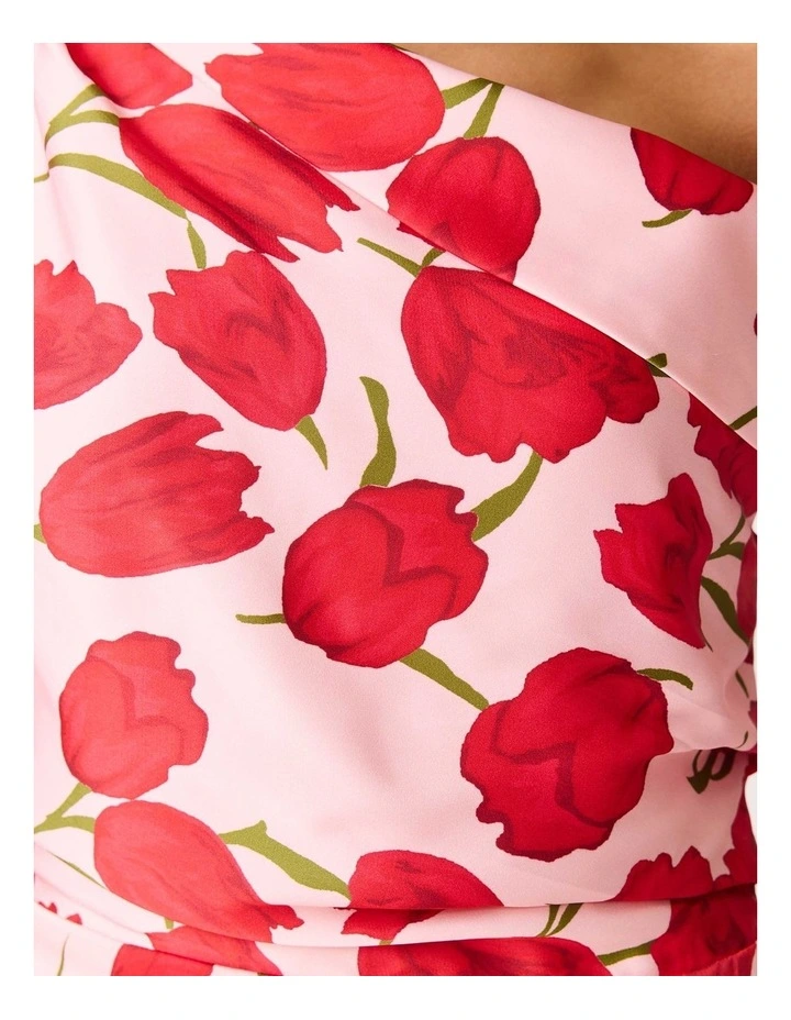 Melia Asym Gown in Pink image 7