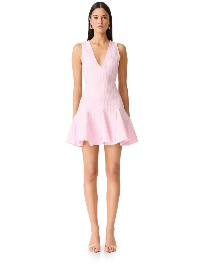 Marla Mini Dress in Pink image 1