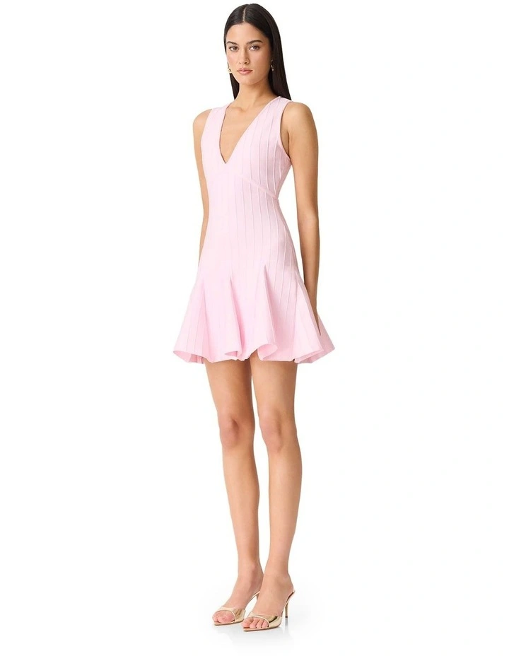 Marla Mini Dress in Pink image 4