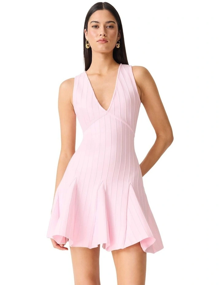 Marla Mini Dress in Pink image 6