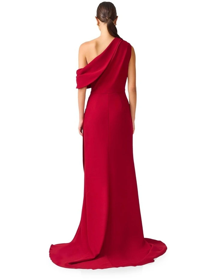 Isadora Stretch Maxi Dress in Red image 2