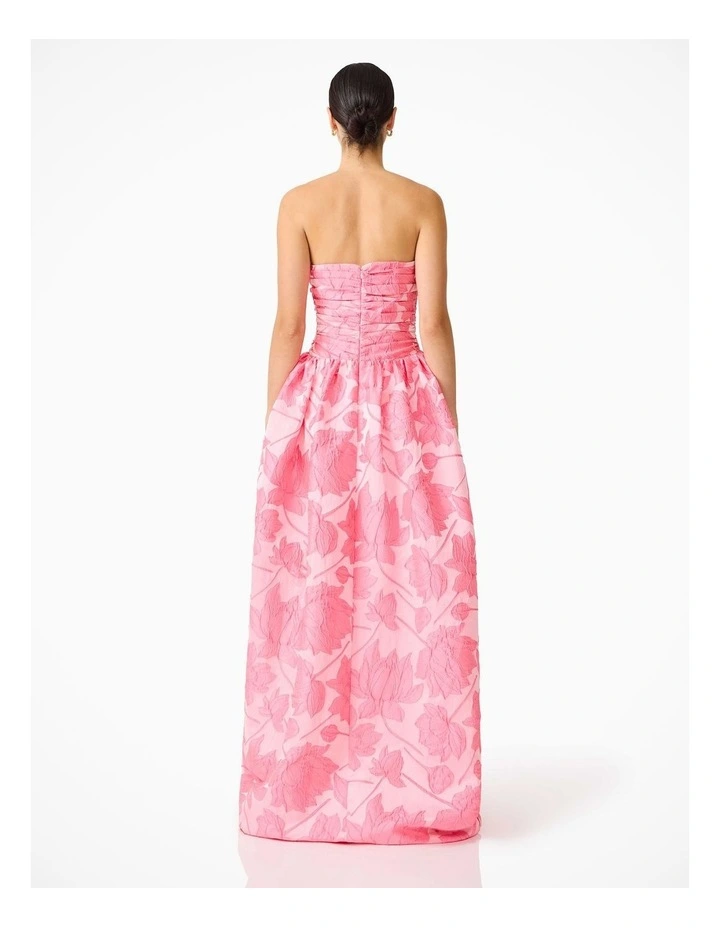Dionne Strapless Ballgown in Pink image 2