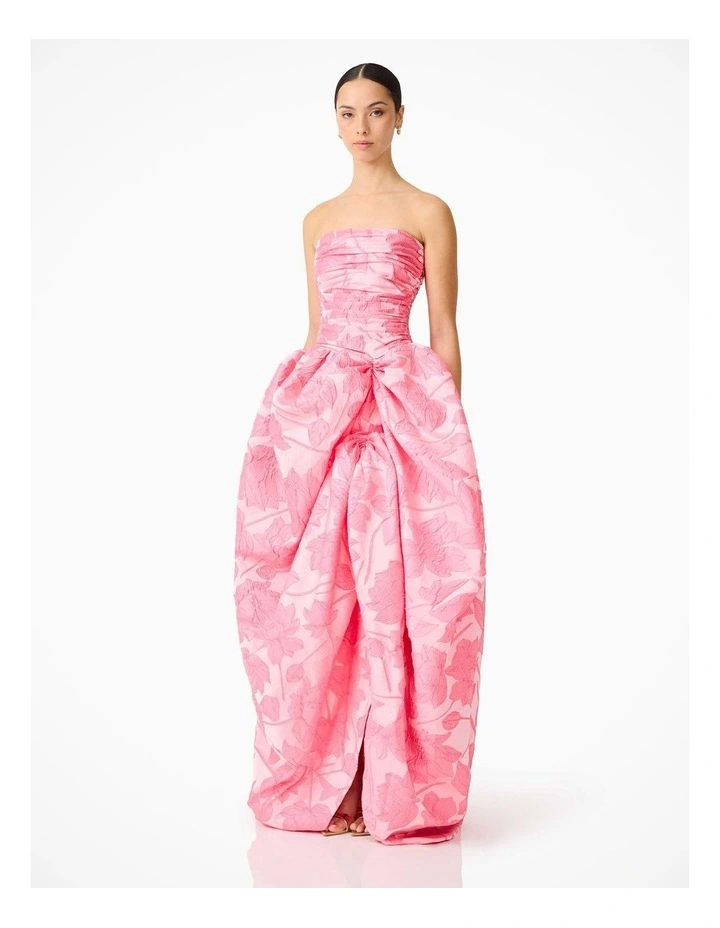 Dionne Strapless Ballgown in Pink image 4