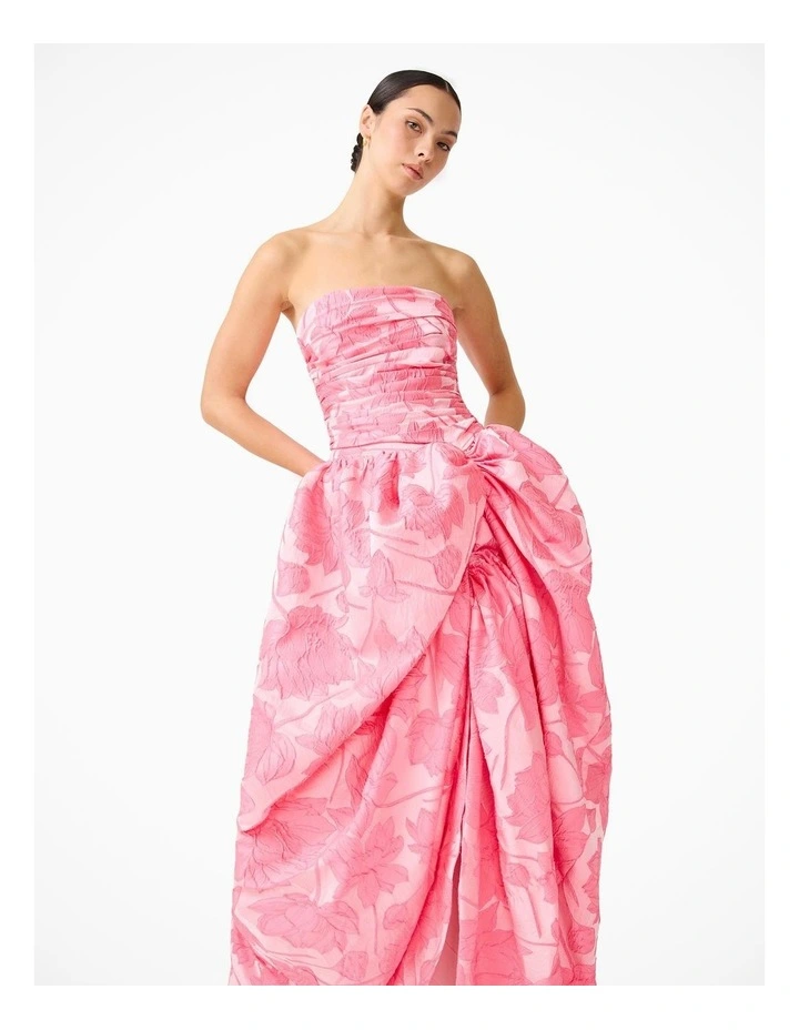 Dionne Strapless Ballgown in Pink image 5