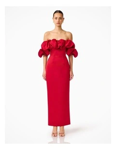 Lucetta Off Shoulder Column Gown