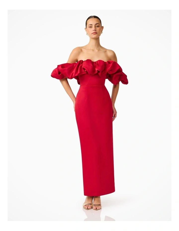 Lucetta Off Shoulder Column Gown image 5