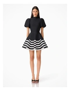 Ninette Puff Sleeve Mini Dress
