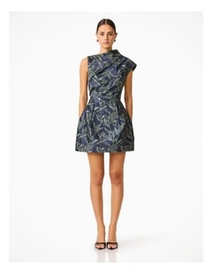 Luella Asymmetric Mini Dress