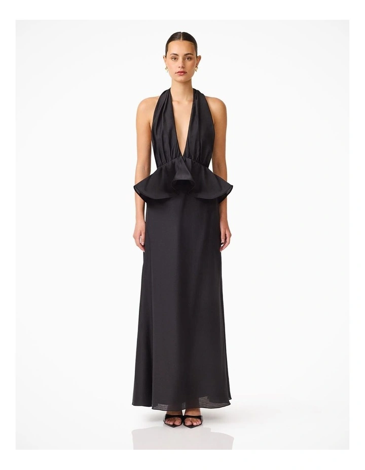 Fiorina Halter Neck Peplum Gown image 1