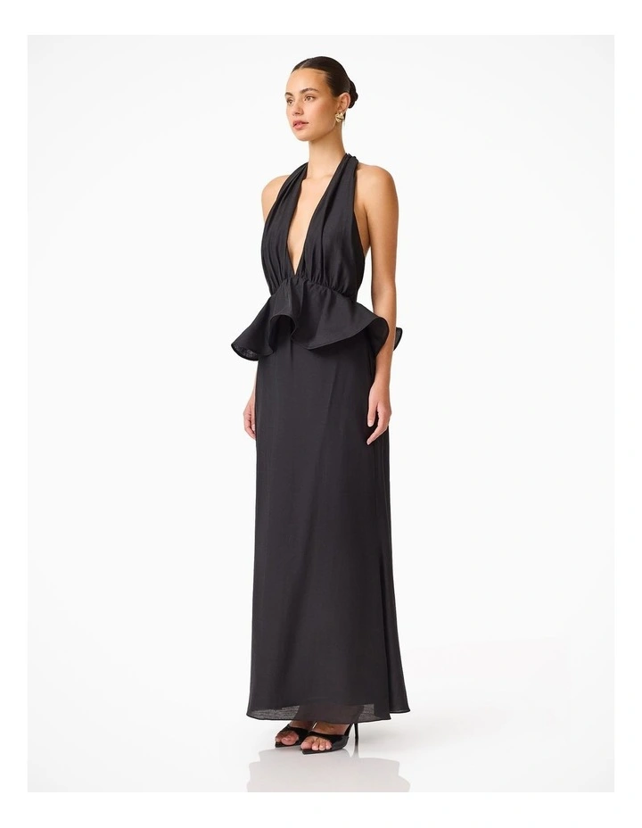 Fiorina Halter Neck Peplum Gown image 3
