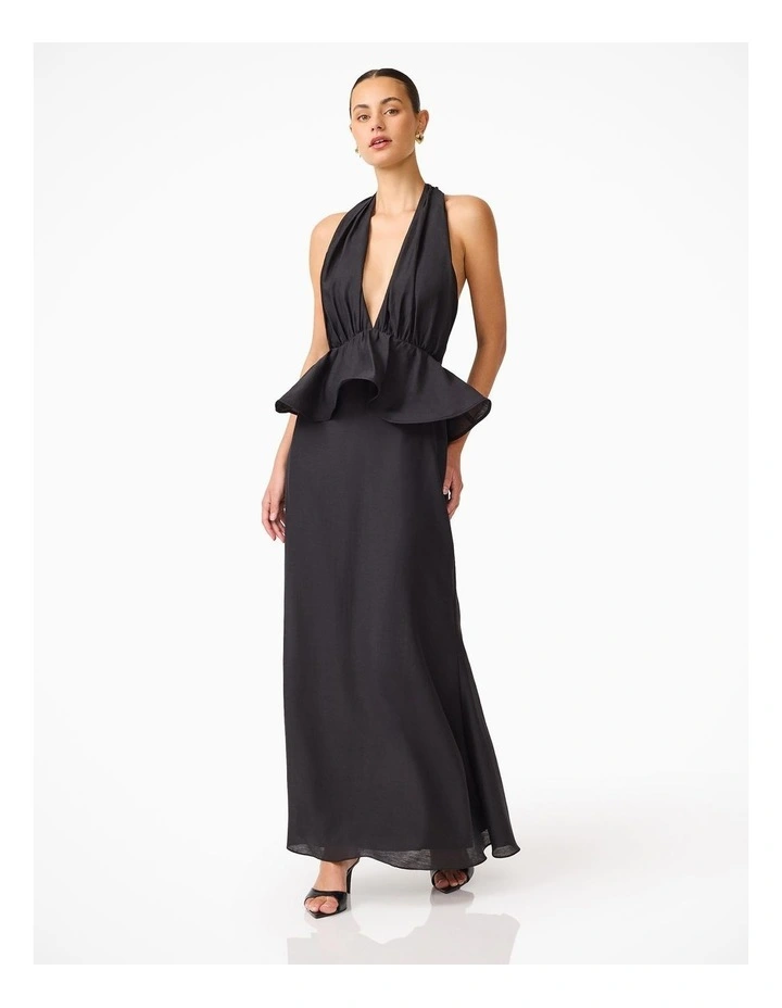 Fiorina Halter Neck Peplum Gown image 4