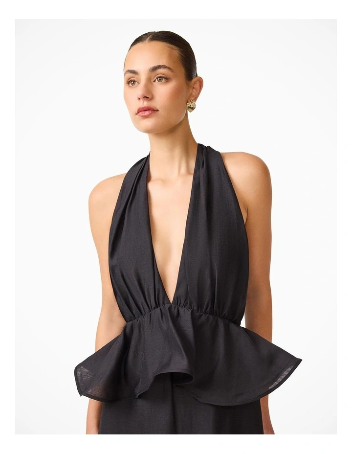 Fiorina Halter Neck Peplum Gown image 7