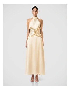 Poselia A Line Midi Dress