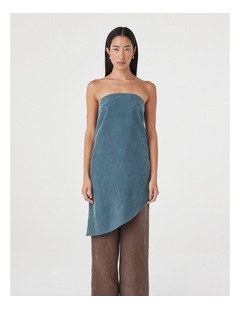 Rhea Dress in Teal