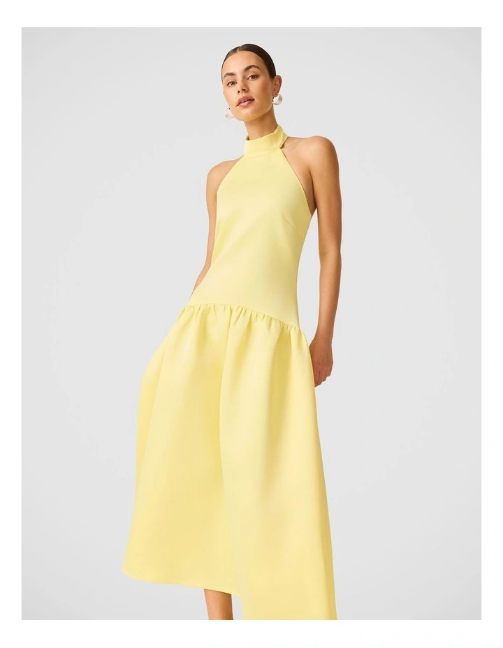 Nolana Midi Dress in Yellow image 5