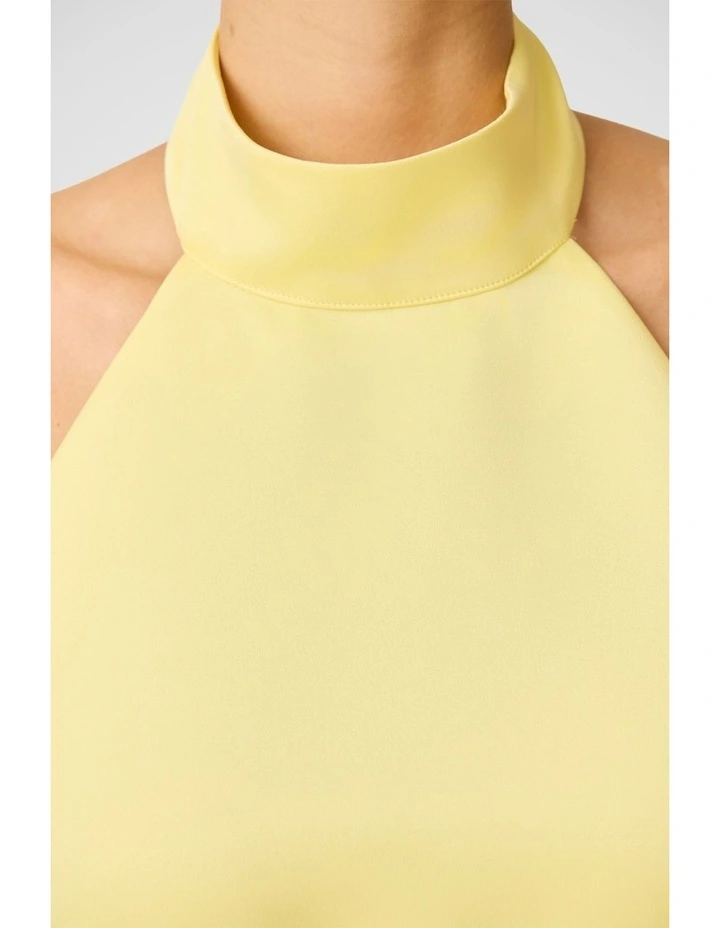 Nolana Midi Dress in Yellow image 6