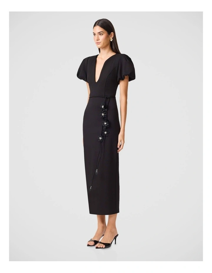 Martina Puff Sleeve Midi Dress image 3