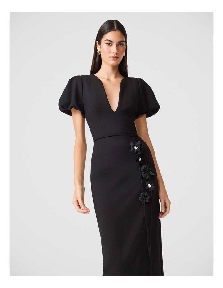 Martina Puff Sleeve Midi Dress image 5