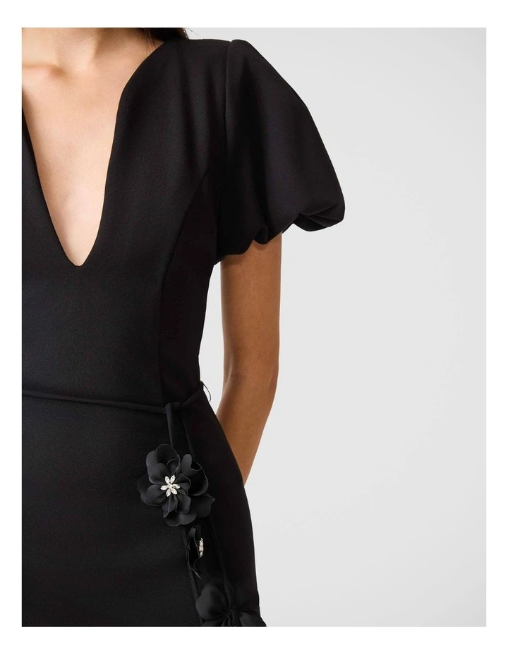 Martina Puff Sleeve Midi Dress image 7