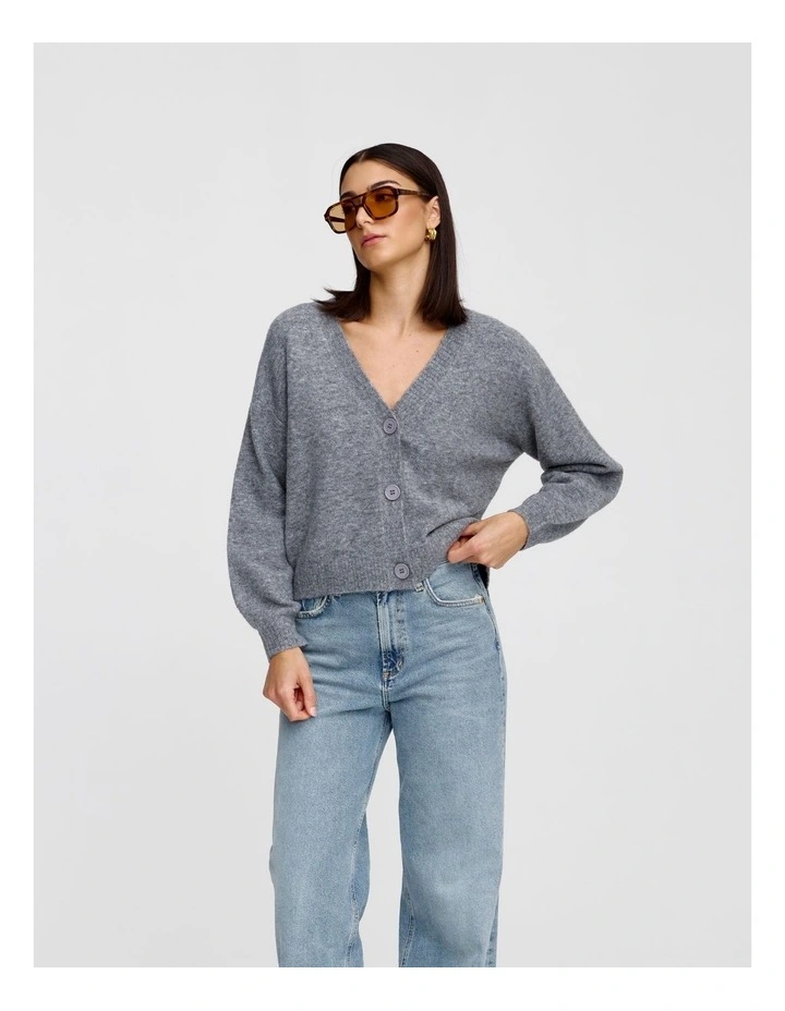Goldie Cardigan in Grey image 3
