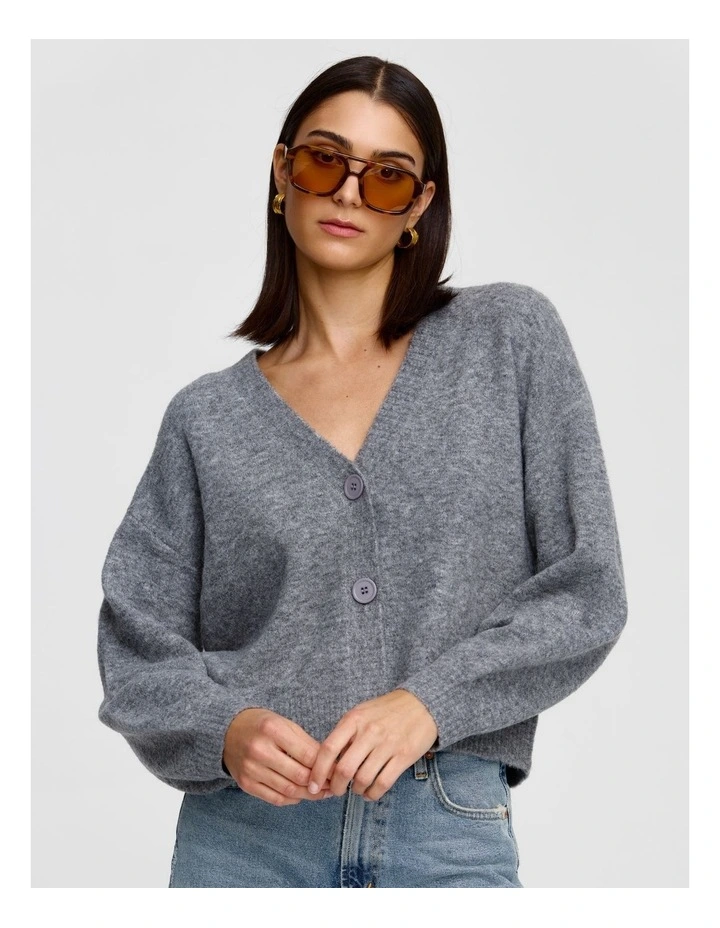 Goldie Cardigan in Grey image 4