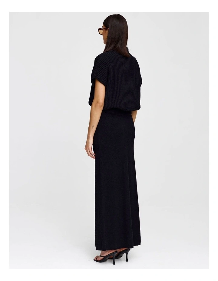 Laurel Knit Top in Black image 2