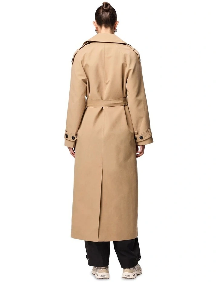 Franklin Trench Coat in Beige image 2