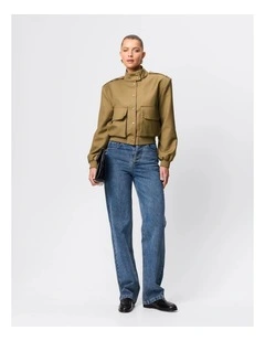 Knox Bomber Jackets in Olive