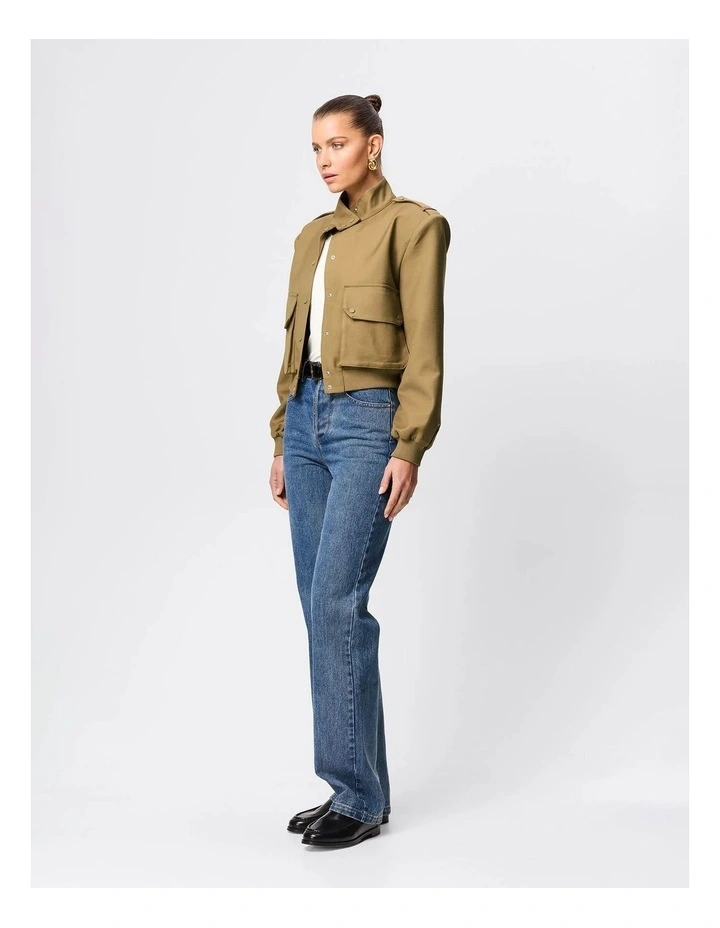 Knox Bomber Jackets in Olive image 3