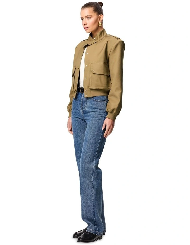 Knox Bomber Jackets in Olive image 3