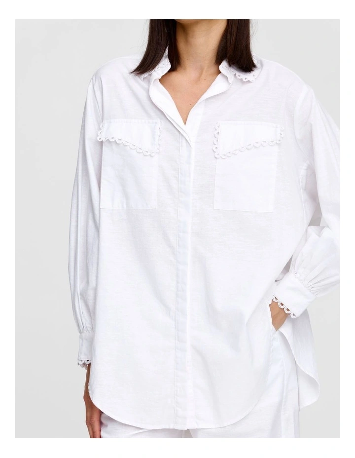 Laurel Shirt in White image 4