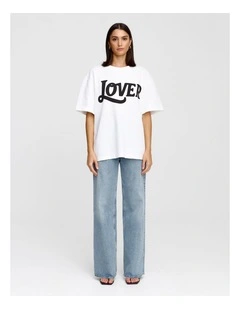 Lover Tee in White