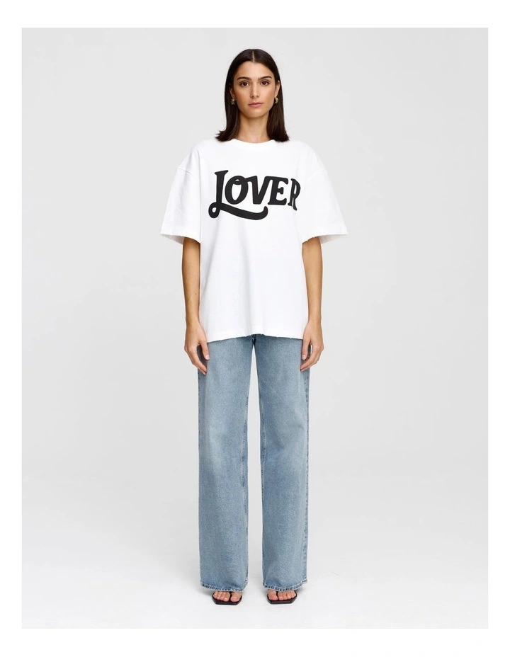 Lover Tee in White image 1
