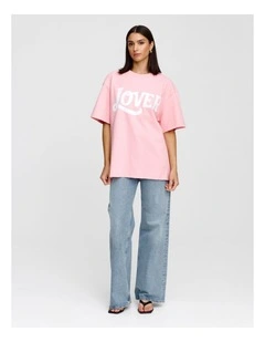 Lover Tee in Pink